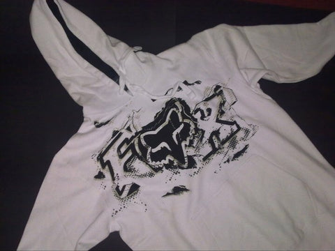 FOX Hoodie White/Logo